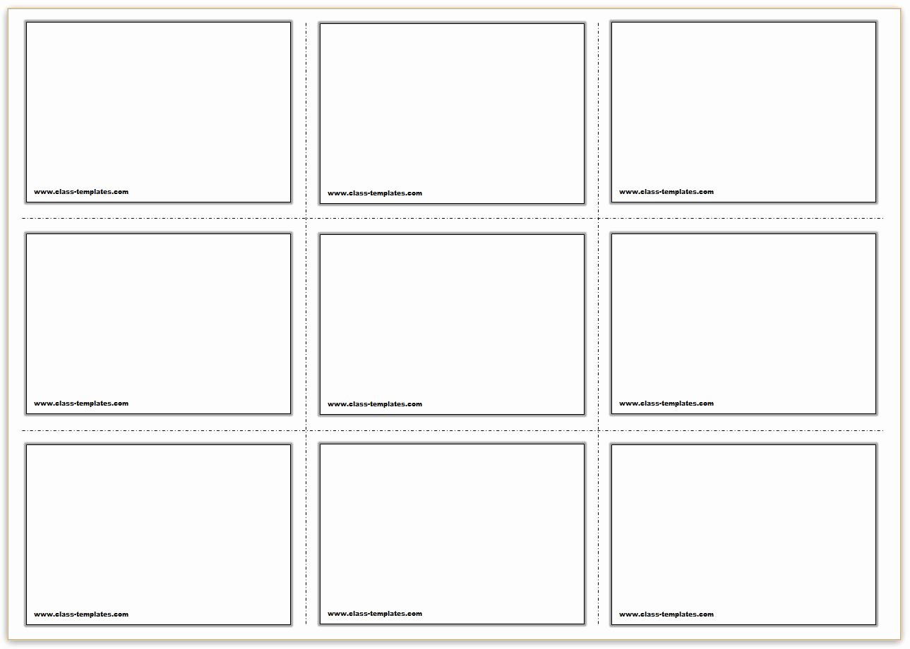 Template for Note Cards Best Of Free Printable Flash Cards Template