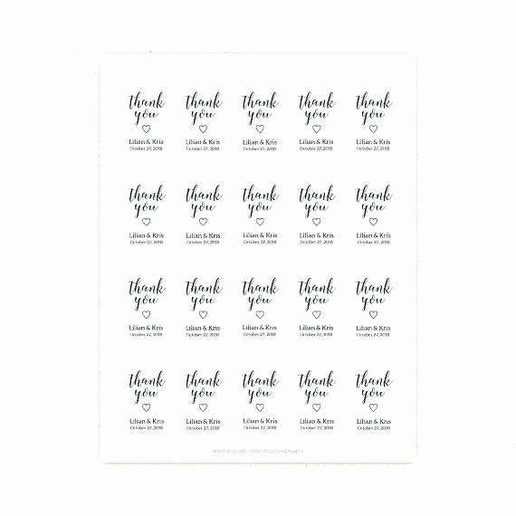 Thank You Tag Template Luxury Wedding Favor Tags Template Free – Template Gbooks