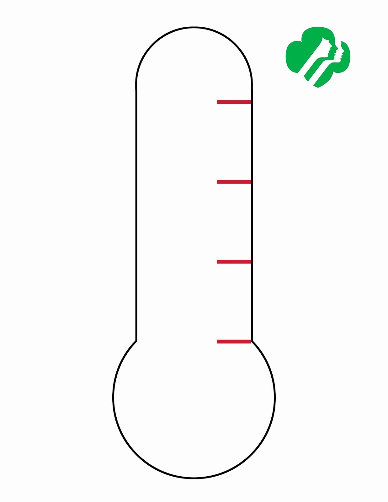 Thermometer Goal Chart Template Unique Best thermometer Template Clipartion