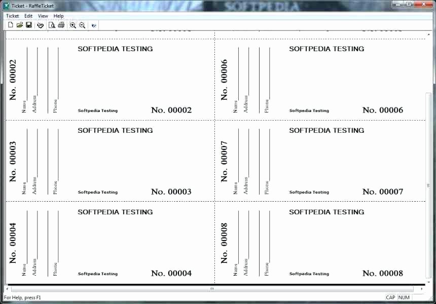 Ticket Maker Template Free Beautiful Free Printable event Ticket Templates Raffle Template with