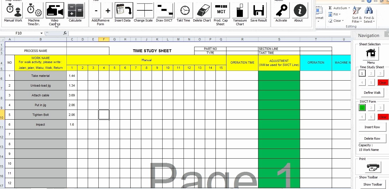 Time Study Template Excel Best Of Time Study Template Excel Free why is Time Study Template