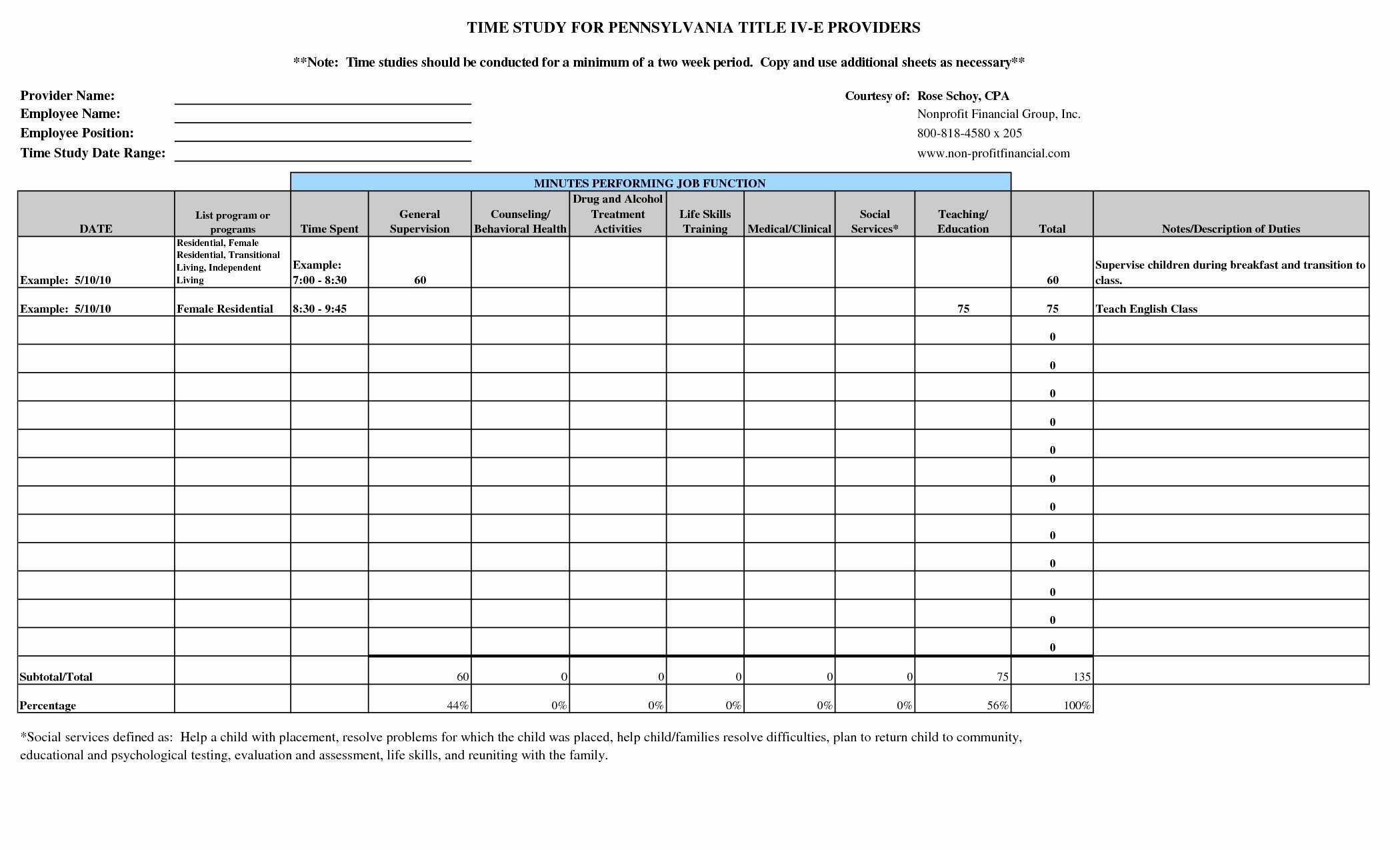 Time Study Template Excel Fresh Time Study Template