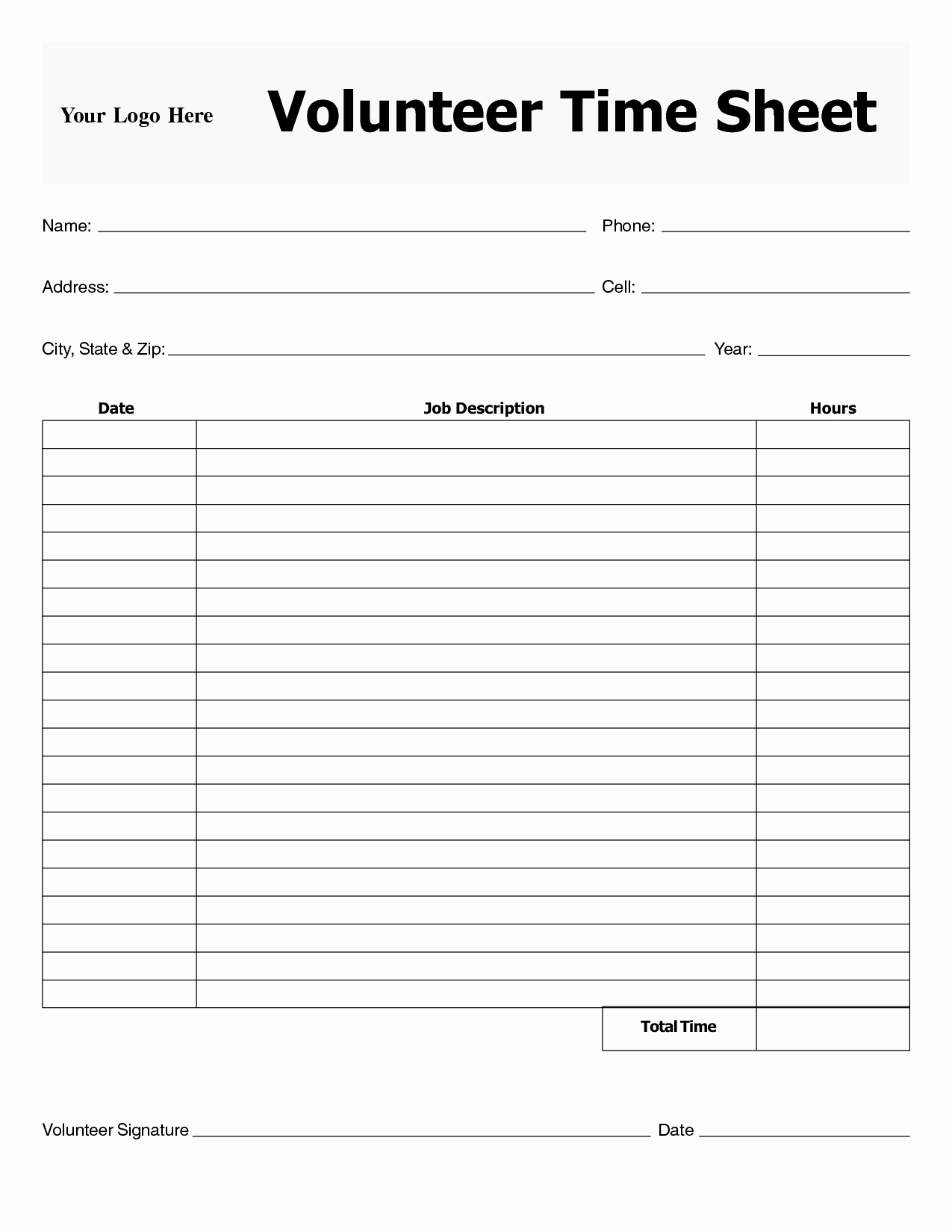 Tracking Volunteer Hours Template New Best S Of Time Spreadsheet Template Time Sign Up