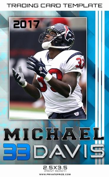 Trading Card Template Photoshop Best Of Sports Trading Card