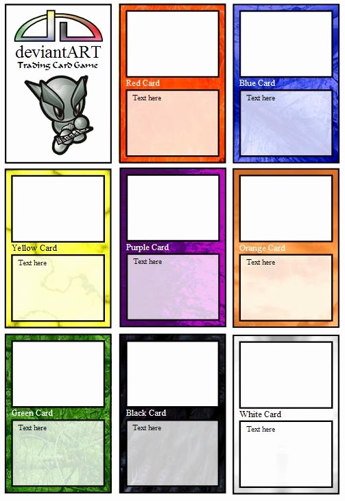 Trading Card Template Word Unique Trading Card Template