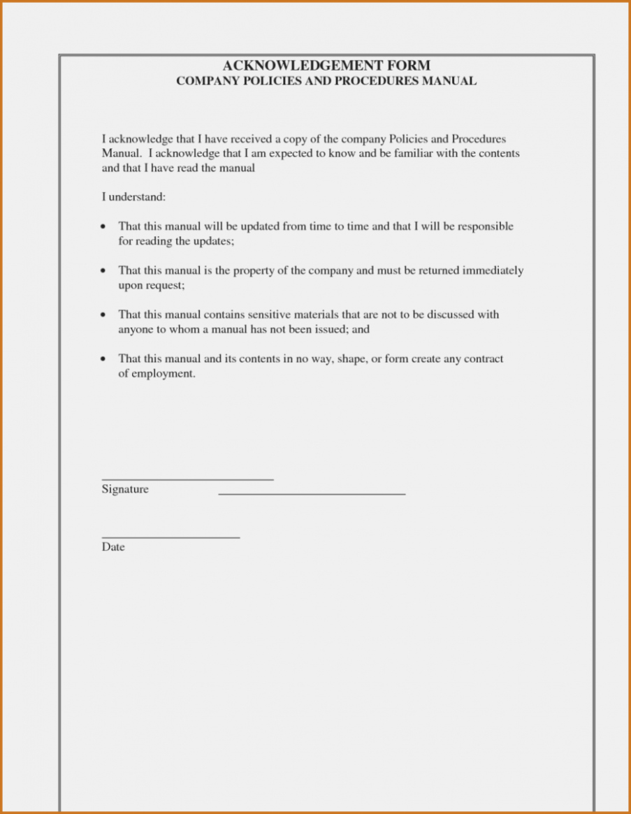 Training Acknowledgement form Template Luxury why You Must Experience Employee Training