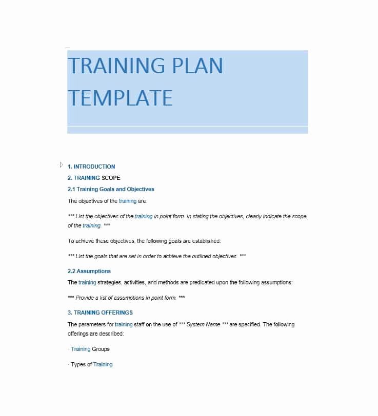 Training Manual Template Word New Training Manual 40 Free Templates &amp; Examples In Ms Word