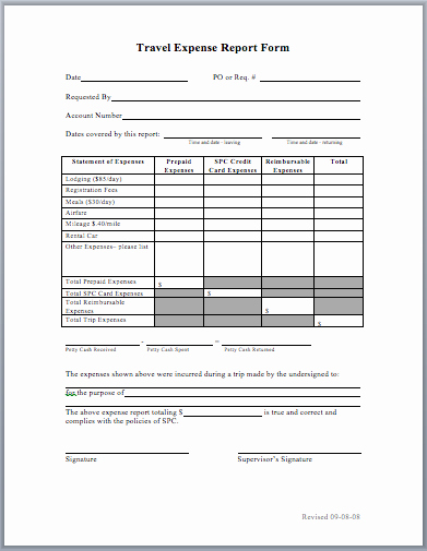 Travel Expense Report Template Luxury Production Shift Report Template – Microsoft Word Templates