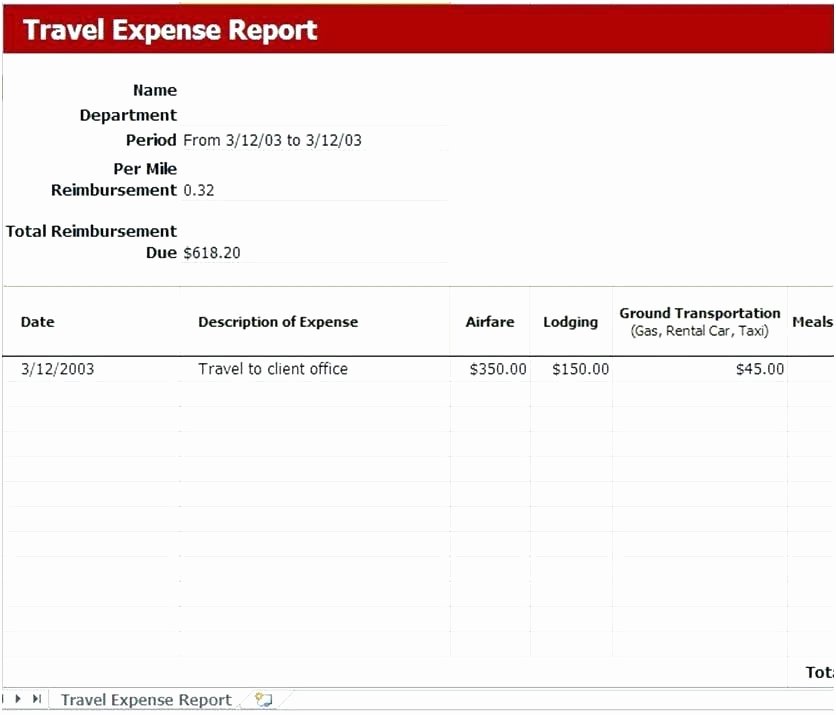 Travel Reimbursement form Template Awesome Best Graph Expense Report Template Excel