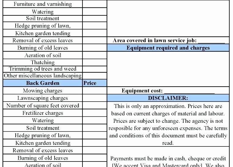 Tree Service Estimate Template Unique Tree Trimming Proposal Template Tree Removal Contract