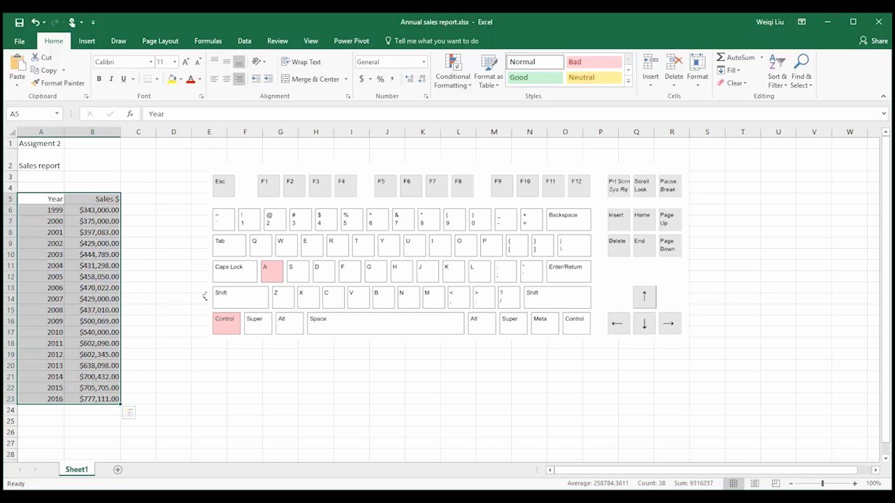 Trend Analysis Excel Template Fresh Trend Analysis with Microsoft Excel 2016