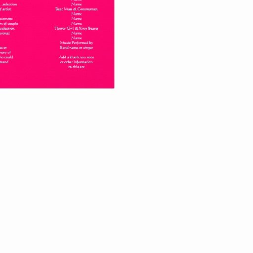 Tri Fold Program Template Awesome Hot Pink Hearts Wedding Program Template Tri Fold