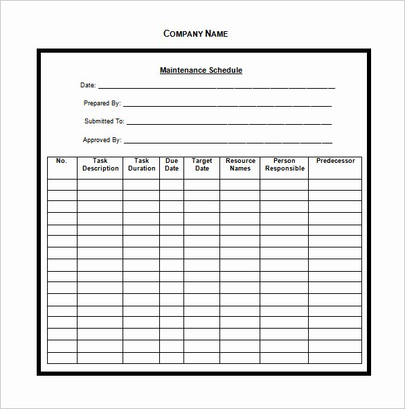 Truck Maintenance Checklist Template Awesome Preventive Maintenance Checklist for Semi Trucks Best
