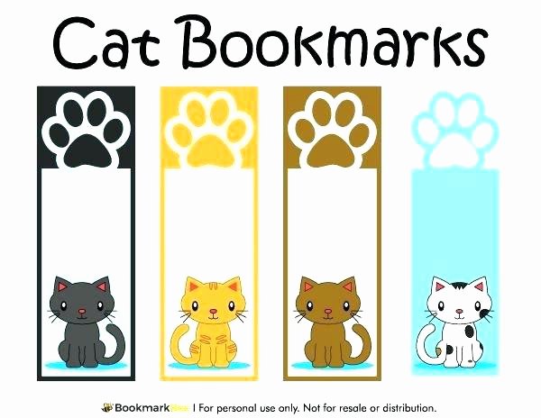 Two Sided Bookmark Template Lovely Bookmark Template Standard Size Free Medium