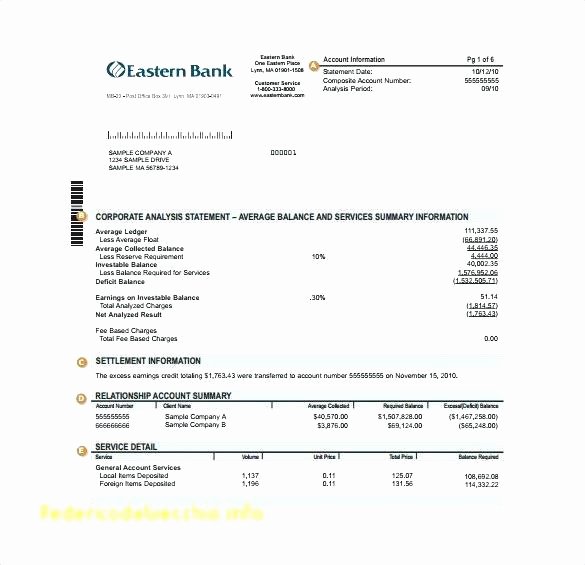 Us Bank Statement Template Inspirational In E Statement Download Blank Word Template Excel Simple