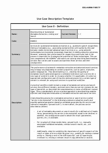Use Case Document Template Unique Oob Tiger Team Use Case Template
