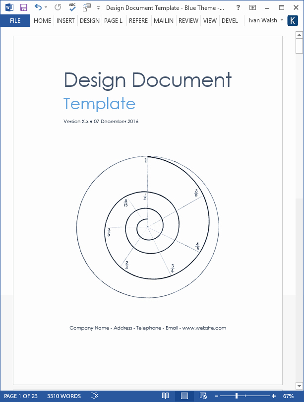 Use Cases Template Word Best Of Design Document – Download Ms Word Template
