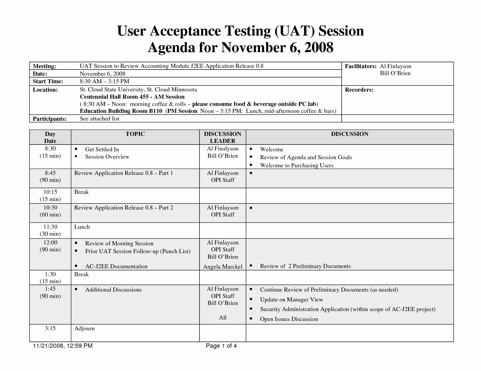 Uat Sign Off Template Word