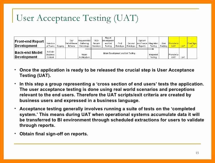 User Acceptance Testing Template Best Of Uat Testing Template Excel