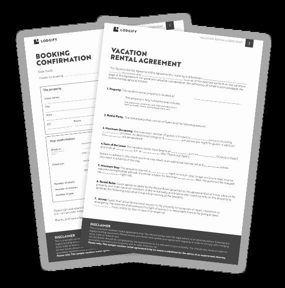 Vacation Rental Agreement Template Unique Free Download Vacation Rental Agreement Template