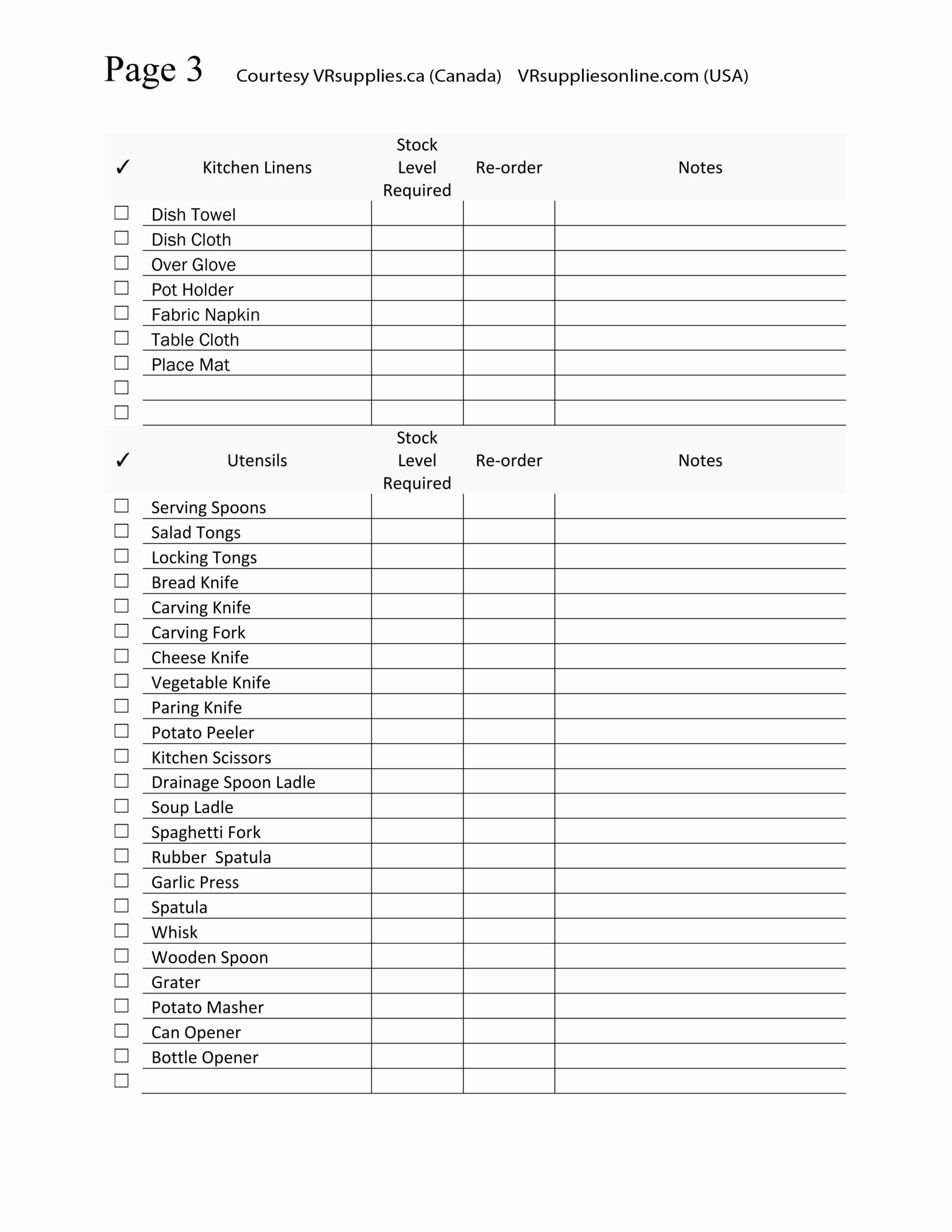Vacation Rental Checklist Template New Vacation Rental Supply List Vacation Rental Supplies and