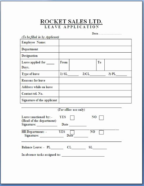 Vacation Request form Template Elegant Employee Time Off Request From Template Excel Template