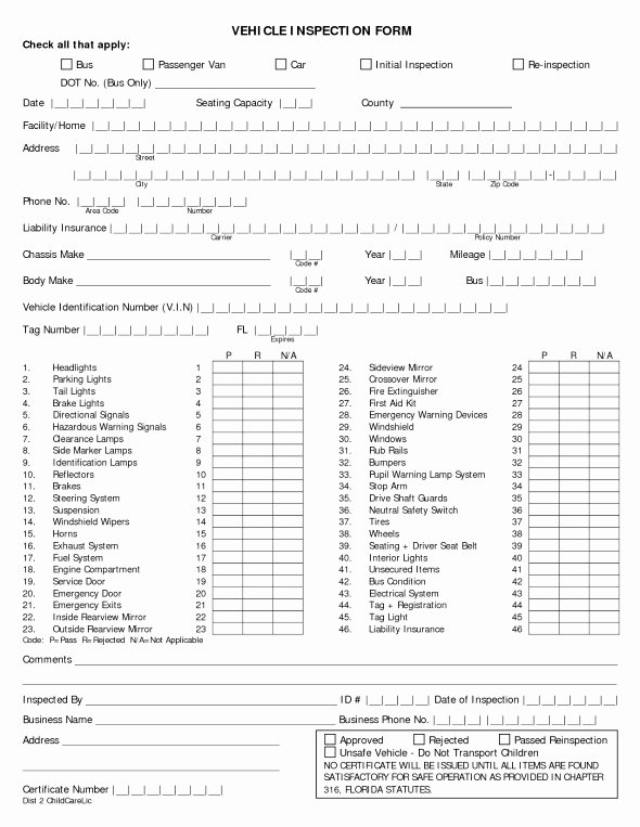 Vehicle Condition Report Template Awesome Vehicle Condition Report form Template – Versatolelive