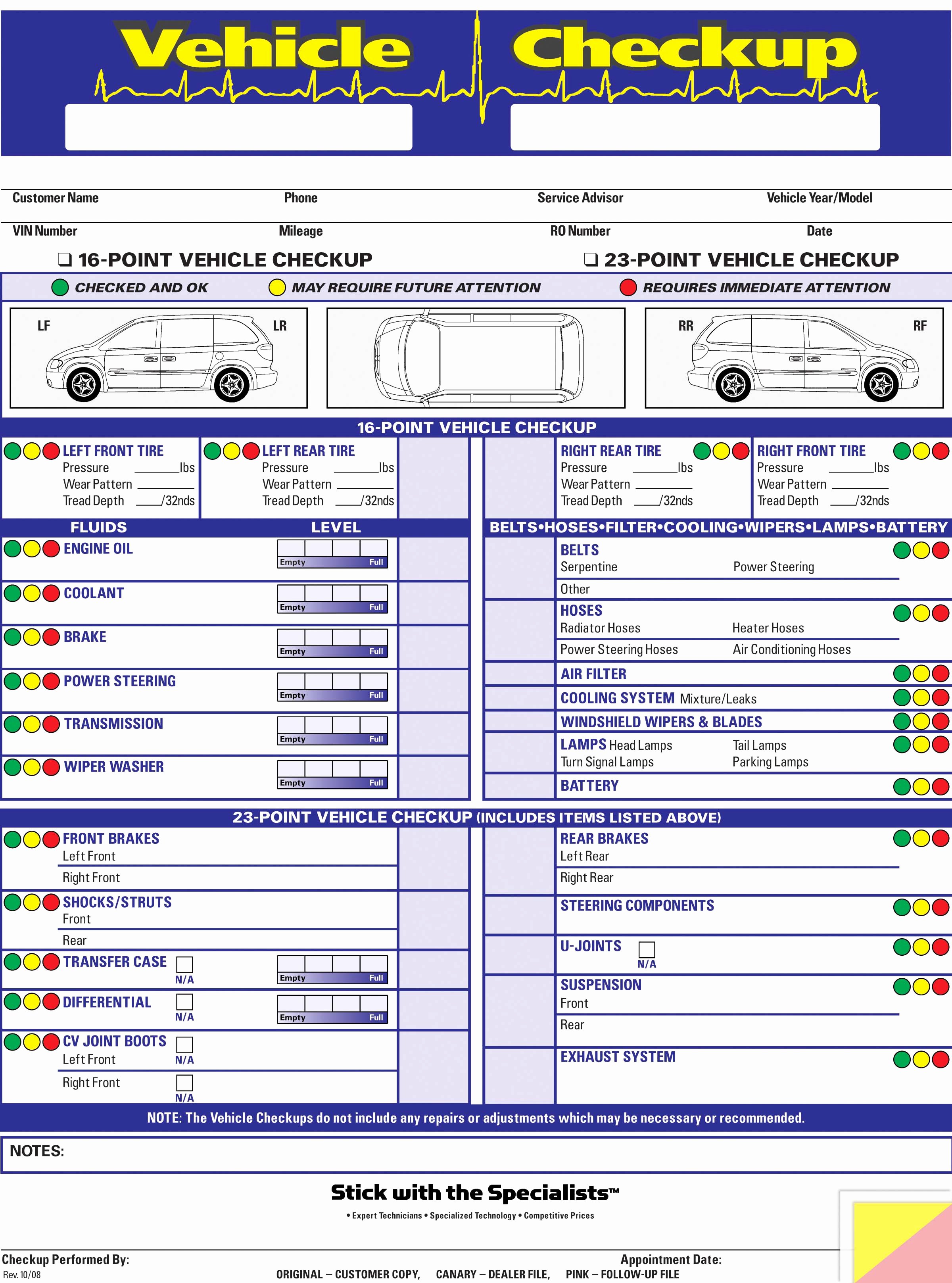 Vehicle Inspection form Template Inspirational Vehicle Inspection Worksheet