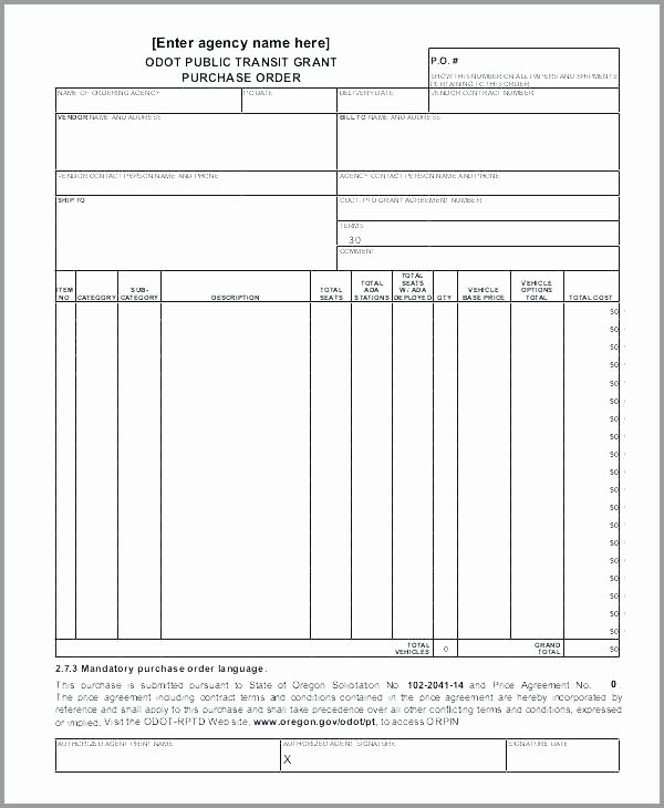 Vehicle Purchase order Template Beautiful Vehicle Purchase order Template