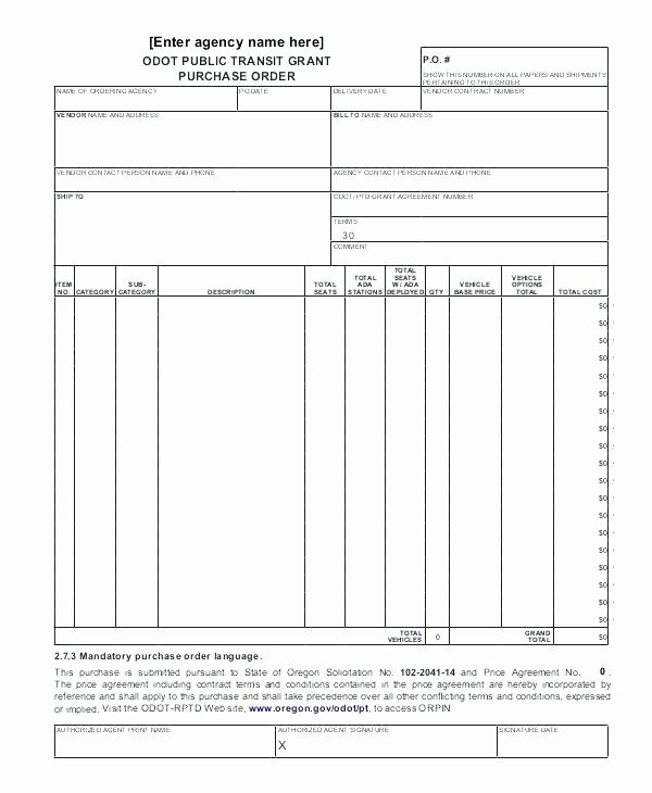Vehicle Purchase order Template Best Of Purchase order form Template Excel Free Word Documents