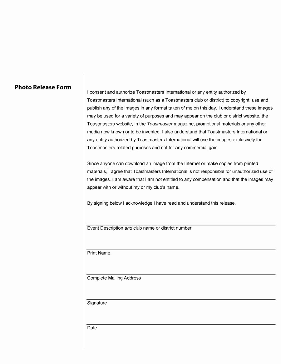 Video Release forms Template Beautiful 53 Free Release form Templates [word Pdf