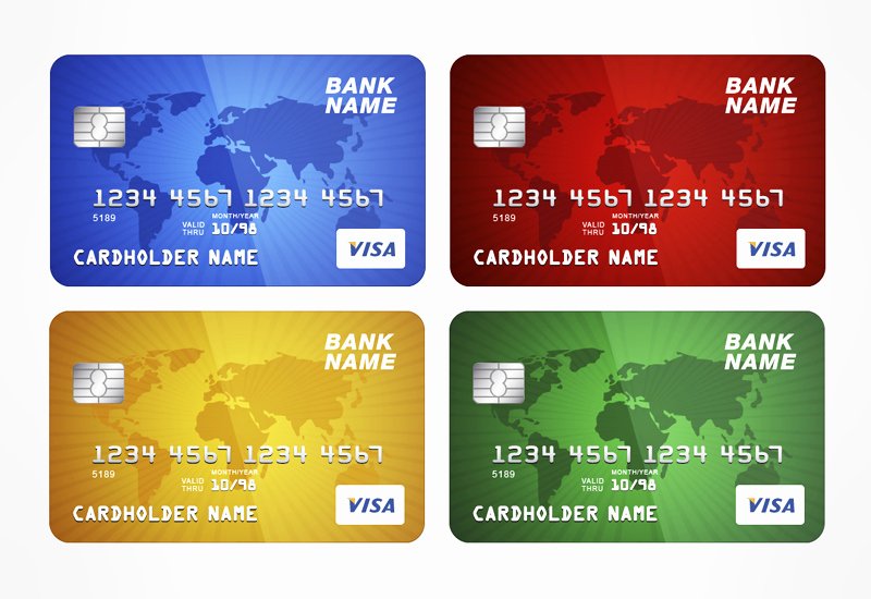 Visa Credit Card Template Unique Free Credit Card Template Vectorize