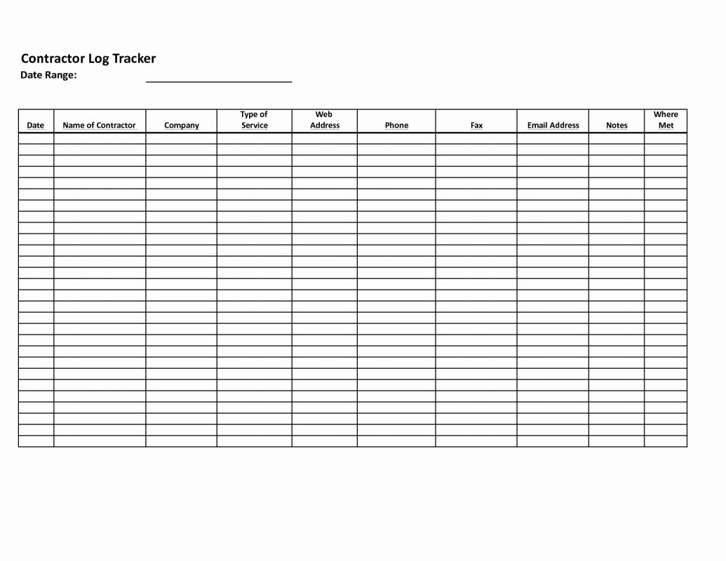 Visitor Log Book Template Unique Visitor Log Template