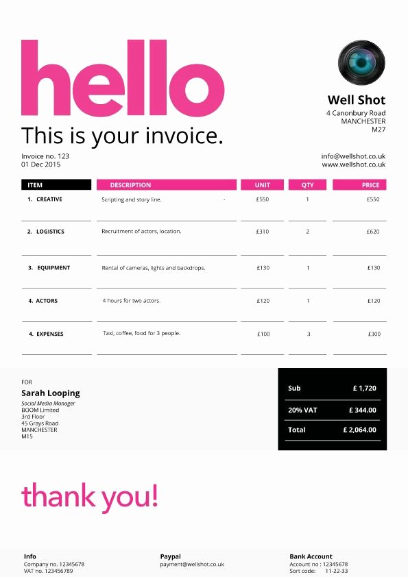 Website Design Invoice Template Awesome 23 Best Fancy Business forms Images On Pinterest
