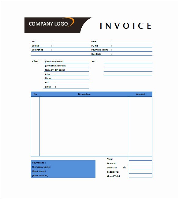 Website Design Invoice Template Lovely Designing Invoice Template – 10 Free Word Excel Pdf