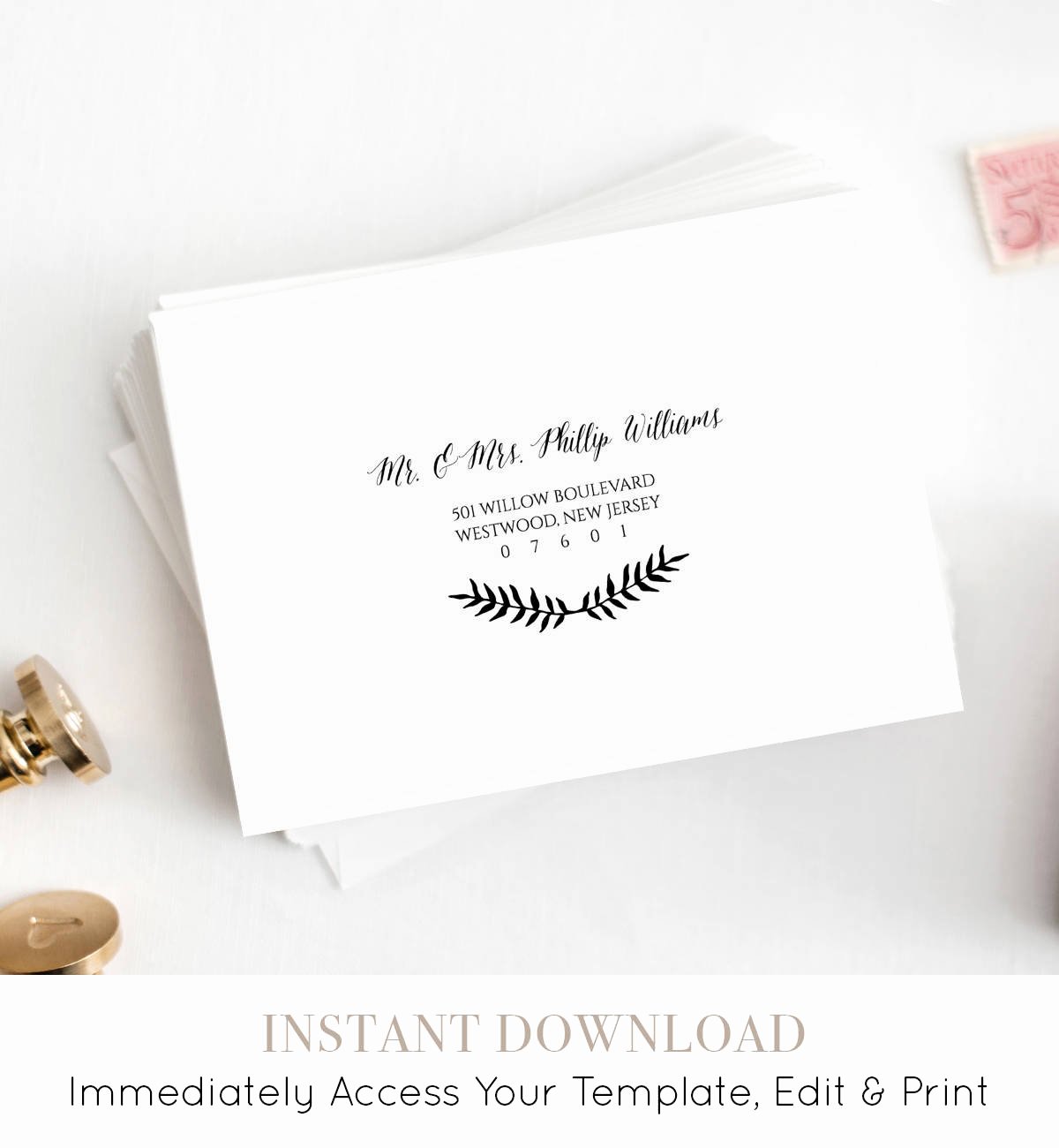 Wedding Envelope Printing Template Fresh Custom Envelope Template Printable Wedding Address