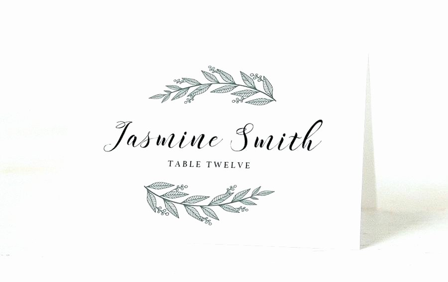 Wedding Name Cards Template Lovely Name Place Cards Template Editable Wedding Place Cards