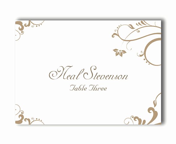 Wedding Place Card Template New Place Cards Wedding Place Card Template Diy Editable