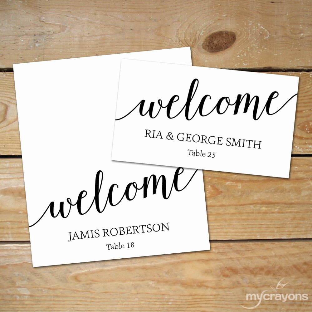 Wedding Place Cards Template Lovely Editable Place Card Templates Diy Wedding Place Cards