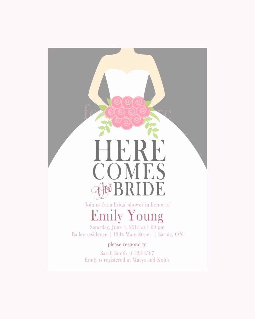 Wedding Shower Invitations Template Awesome Bridal Shower Invitations Templates Bridal Shower