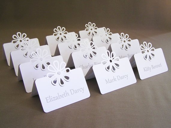 Wedding Table Cards Template Luxury Blank Flower Wedding Placecard Tent Place Cards Bridal