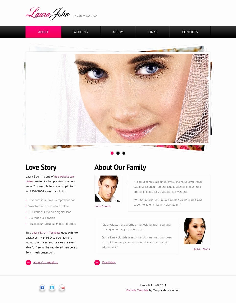 Wedding Web Template Free Luxury Free HTML Template for Wedding Website