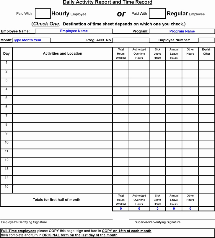 Weekly Activity Report Template Inspirational 14 Daily Activity Report Sample