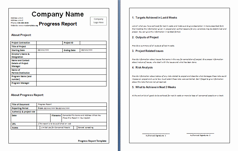Weekly Progress Report Template Fresh 10 Weekly Report Templates