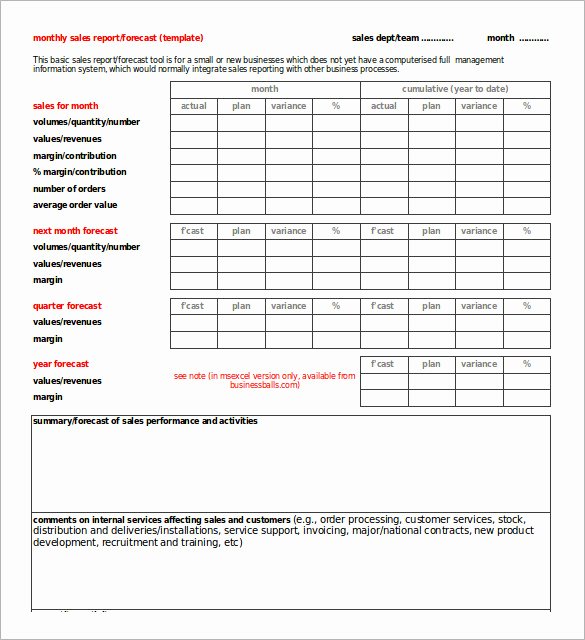 Weekly Report Template Excel Luxury 30 Monthly Sales Report Templates Pdf Doc Apple Pages