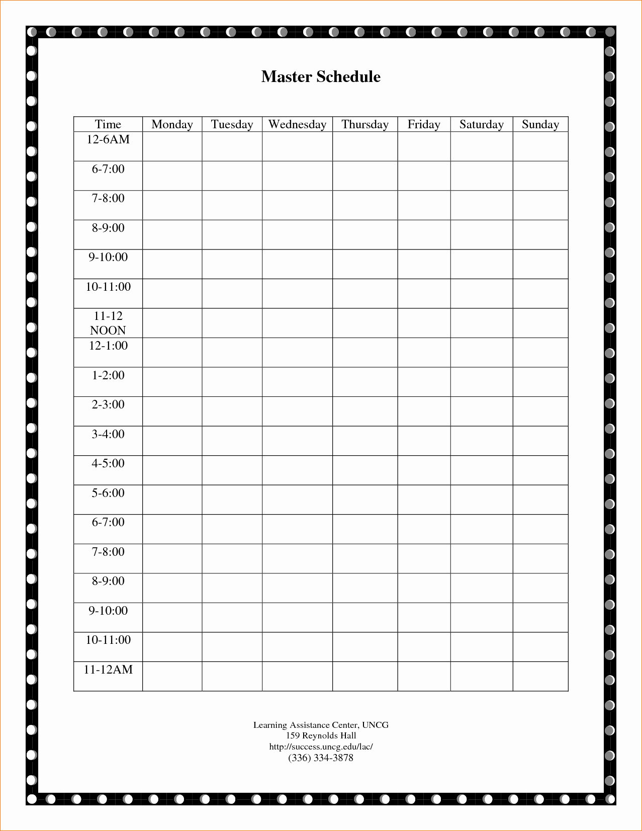 Weekly Schedule Template Pdf Inspirational 3 Weekly Schedule Template Pdf