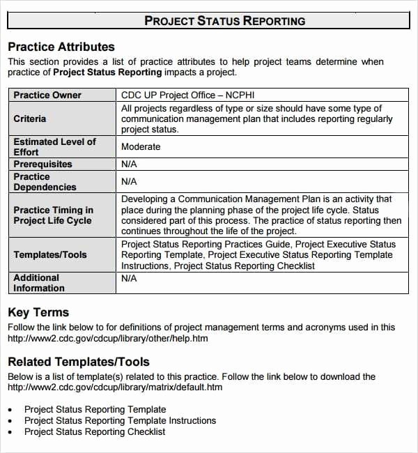 Weekly Status Report Template Lovely 7 Weekly Status Report Templates Word Excel Pdf formats