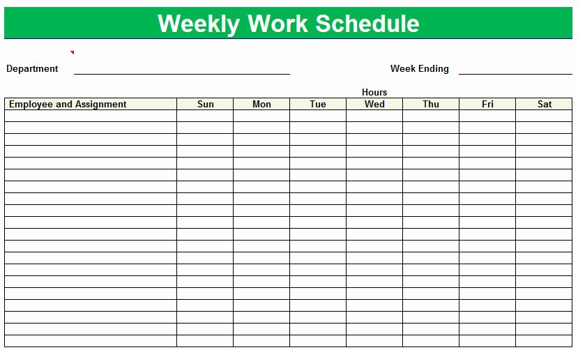 Weekly Workout Schedule Template Fresh Blank Workout Schedule Template