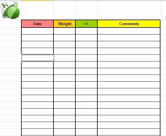 Weight Loss Tracker Template Awesome Weight Loss Journal Template Printable