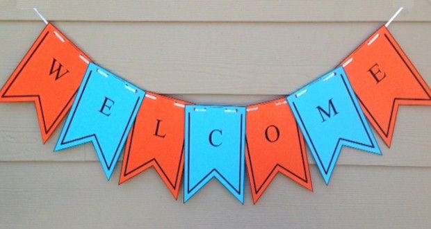 Welcome Back Sign Template Beautiful Printable Wel E Banner Template First Day Of School